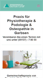 Mobile Screenshot of physiotherapie-walberer-mueller.de